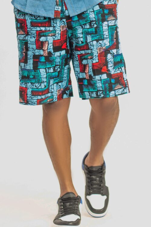 Ankara shorts, Shorts for Men,Tribal Shorts, African Prints Shorts, African Fashion,Colourful Shorts.